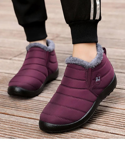 Snowy Sneaker Boots | Non-slip Winter Shoes with Plush Lining for Warmth and Comfort