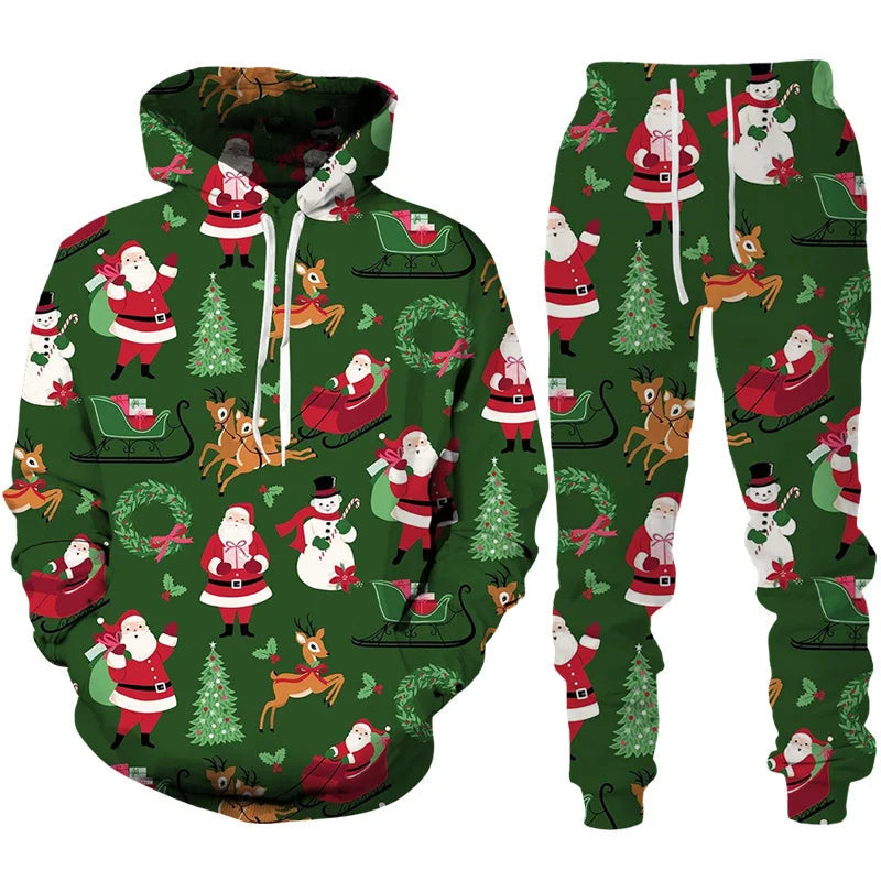 Jolly Holiday Delight Set | Cozy Men's Lounge Set