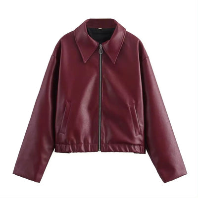 Ruby Leather Jacket