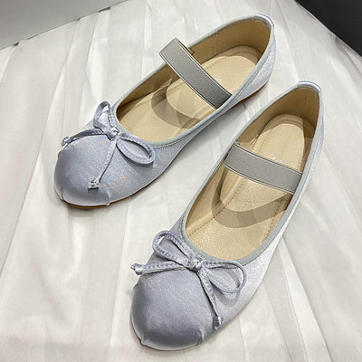 Ladies Butterfly Knot Flats - Trendy and Comfy!