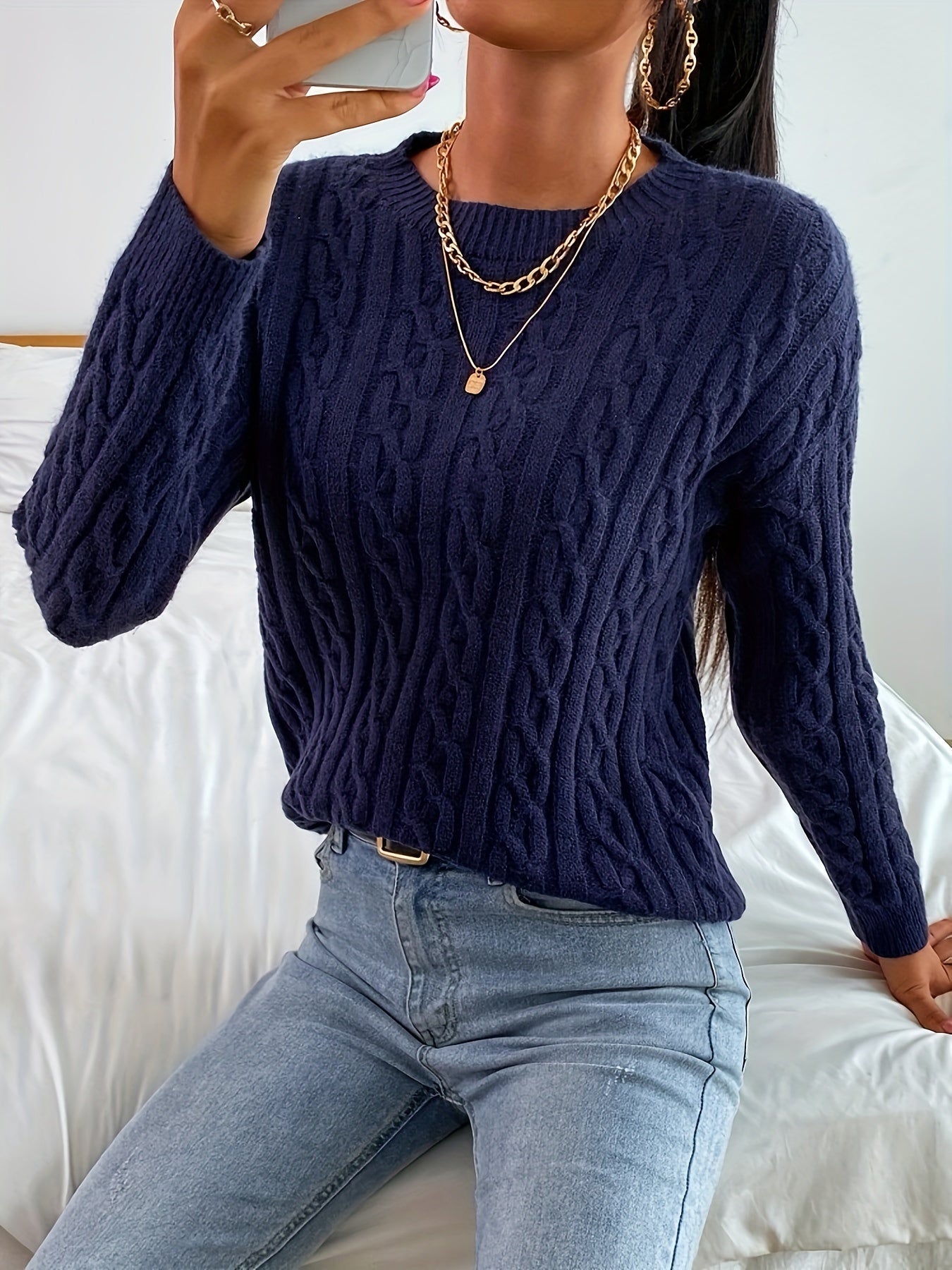 Laura™ Knitted Pullover | Comfortable & Flattering Fit