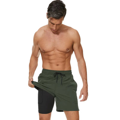 Dylan Swim Shorts | Sporty & Versatile with Built-in Leggings