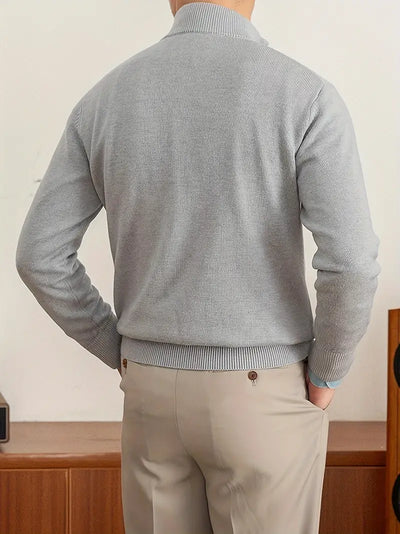 Carmelo Quarter-Zip Pullover – Comfortable Fit for Casual & Semi-Formal Wear