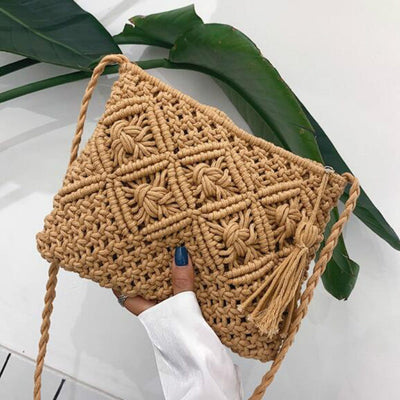 Gwen Woven Shoulder Bag | Stylish & Boho Summer Handbag for Women