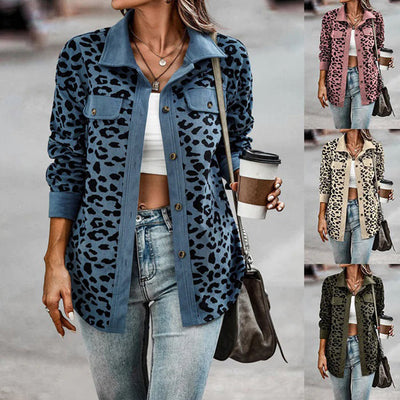 Bailee - Trendy Leopard Print Jacket for Women