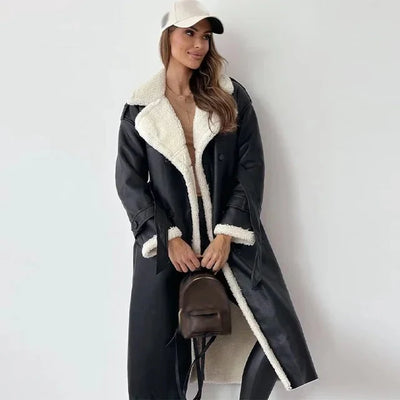 Elena™ – Long Coat for Elegant Winter Warmth and Style