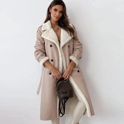 Elena™ – Long Coat for Elegant Winter Warmth and Style