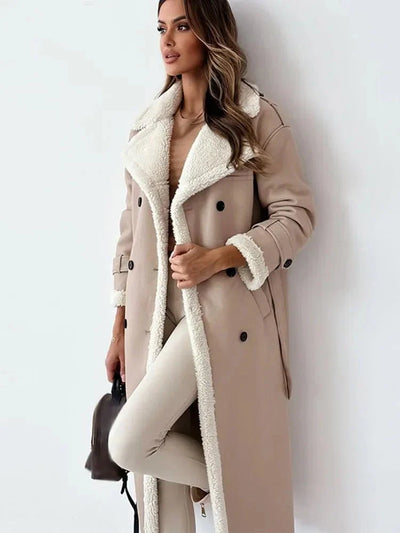 Elena™ – Long Coat for Elegant Winter Warmth and Style