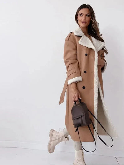 Elena™ – Long Coat for Elegant Winter Warmth and Style