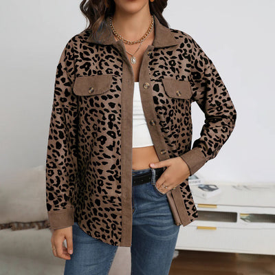 Bailee - Trendy Leopard Print Jacket for Women