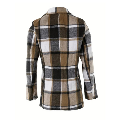 ELIISA – Stylish Women's Plaid Blazer