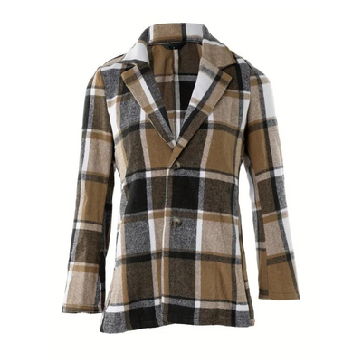 ELIISA – Stylish Women's Plaid Blazer