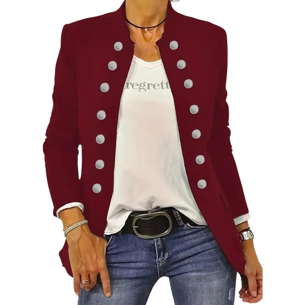 ARJA - Casual Women's Blazer with Button Design