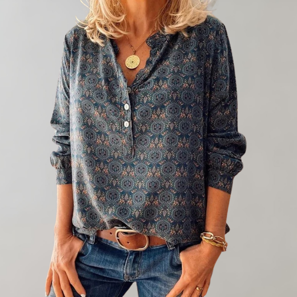 Amalie™ - Vintage Women's Blouse