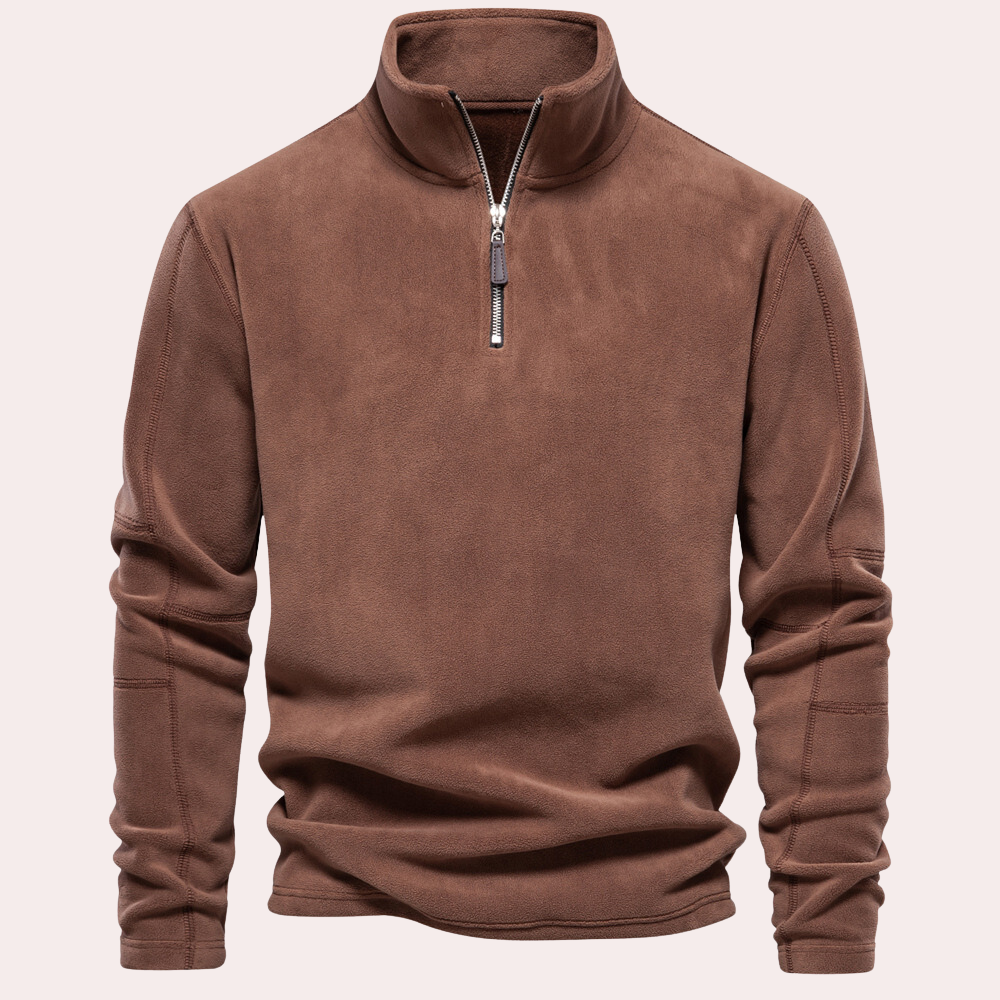 Finley Warm Fleece Zip Sweater | The Perfect Blend of Warmth and Style