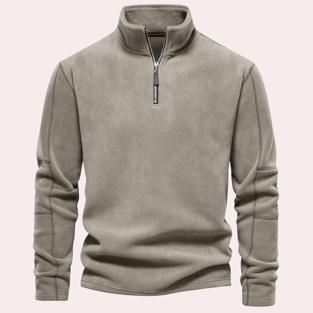 Finley Warm Fleece Zip Sweater | The Perfect Blend of Warmth and Style