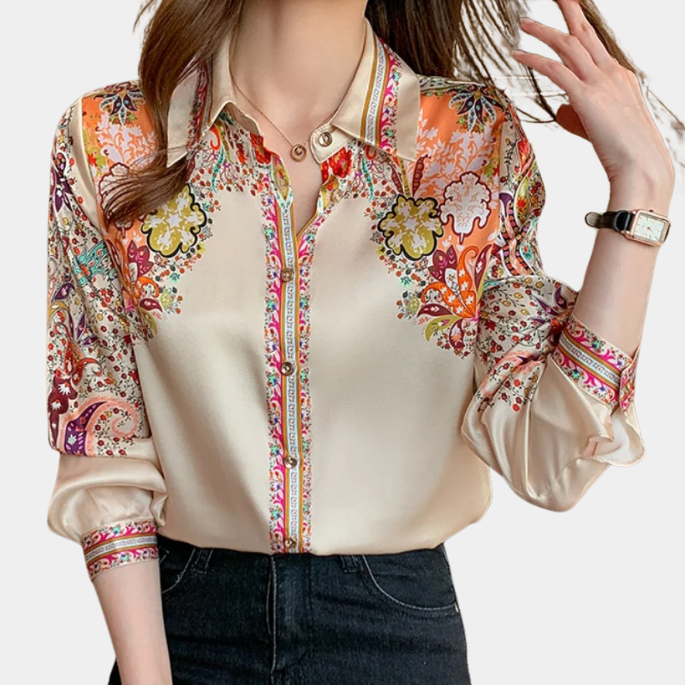 Amber™ - Elegant Women's Blouse