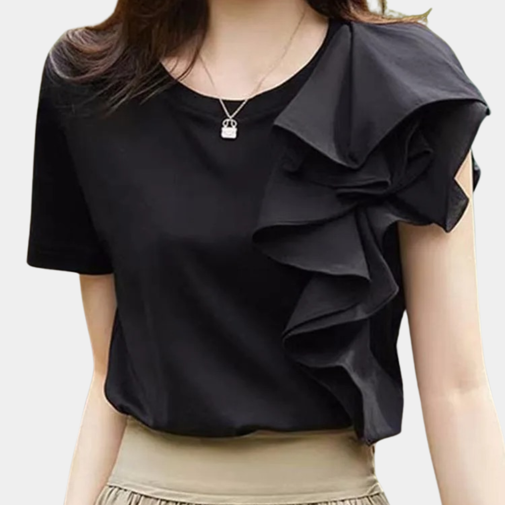 Elena – Stylish Women's Blouse with Ruffles