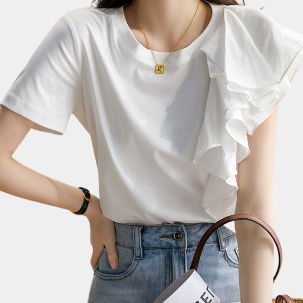 Elena – Stylish Women's Blouse with Ruffles