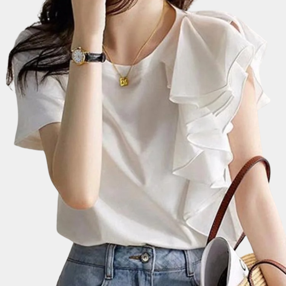 Elena – Stylish Women's Blouse with Ruffles