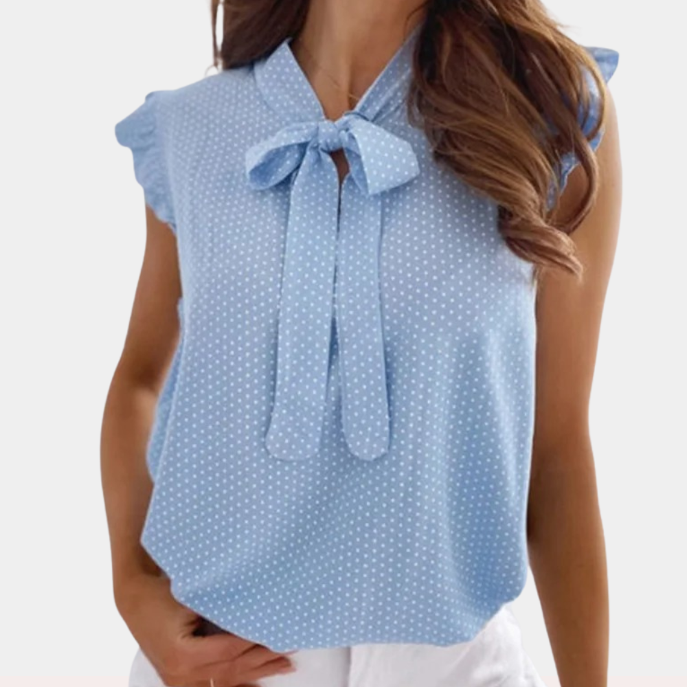 Bella – Stylish Blouse with Tie Collar