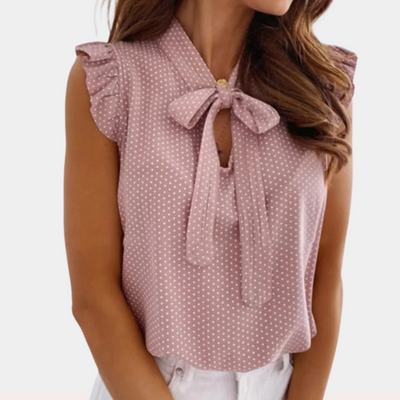 Bella – Stylish Blouse with Tie Collar