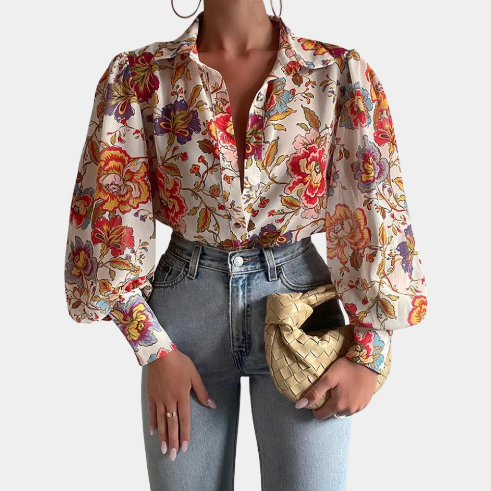 Bertha | Stylish Long-Sleeve Women's Blouse