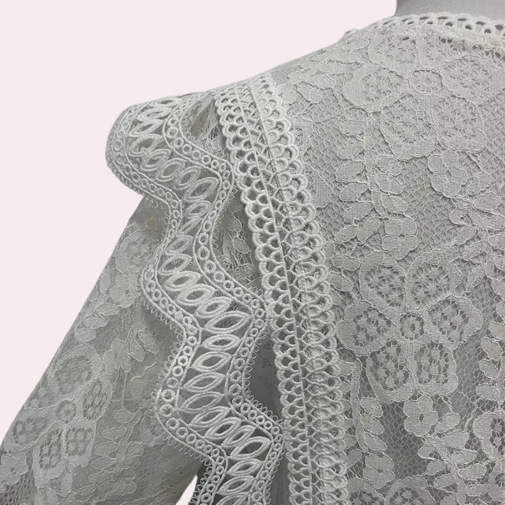 Elegant Women's Lace Blouse