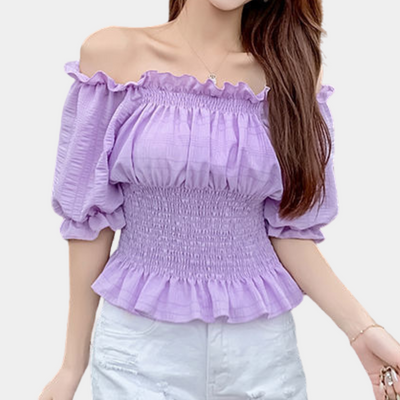 Agnes – Modern Puff Sleeve Summer Blouse