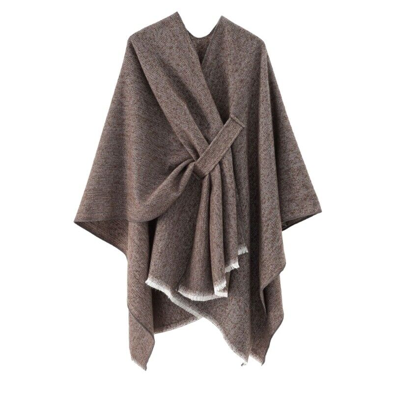 Mia Cashmere Poncho | Retro & Stylish Shawl Cloak for Women