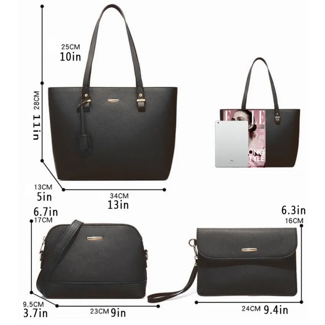 Camilla 4-Piece Bag Set | Practical & Stylish