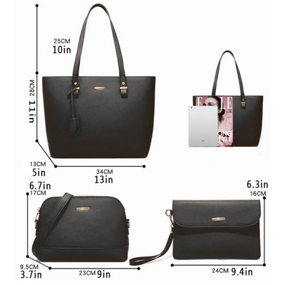 Camilla 4-Piece Bag Set | Practical & Stylish