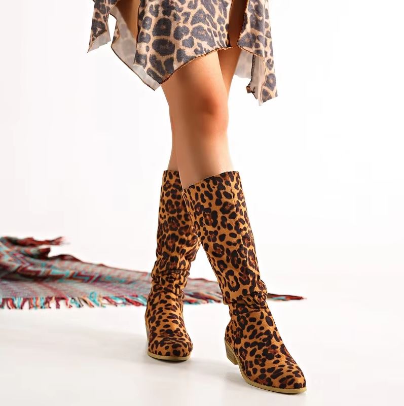 Stylish Orthopedic Boots with Leopard Print | Comfortable Support for Everyday Wear