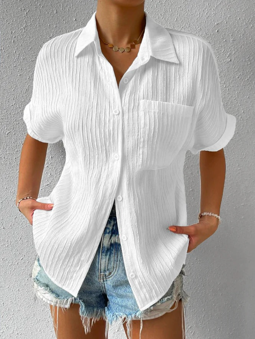 Thalia Casual Blouse - Effortless Elegance for Everyday Wear