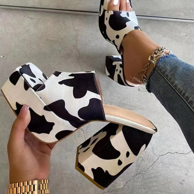 Chunky Glamour Heels - Stand Out This Summer!