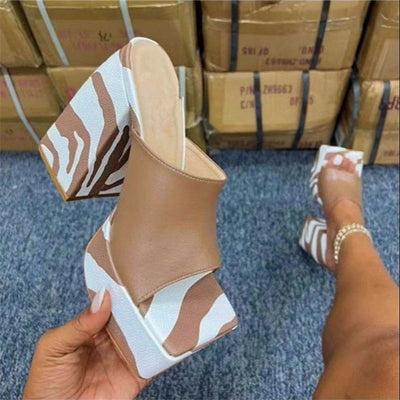 Chunky Glamour Heels - Stand Out This Summer!