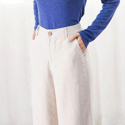 Diana Linen Pants | A Classic Wide-Leg Style