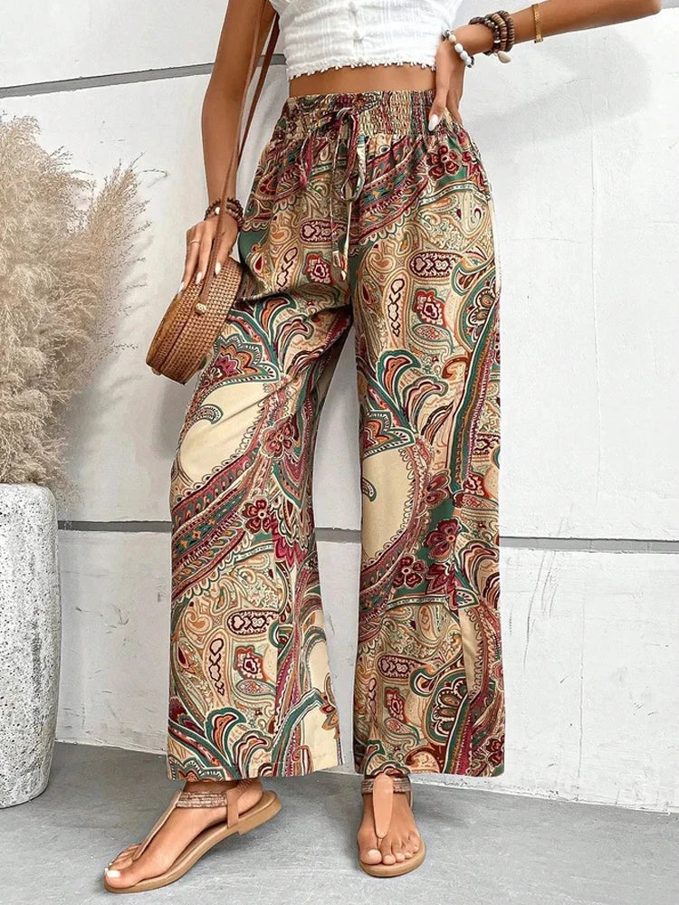 Stylish Women Wide Leg Trouser