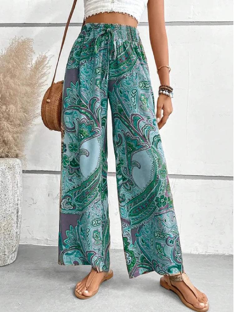 Stylish Women Wide Leg Trouser