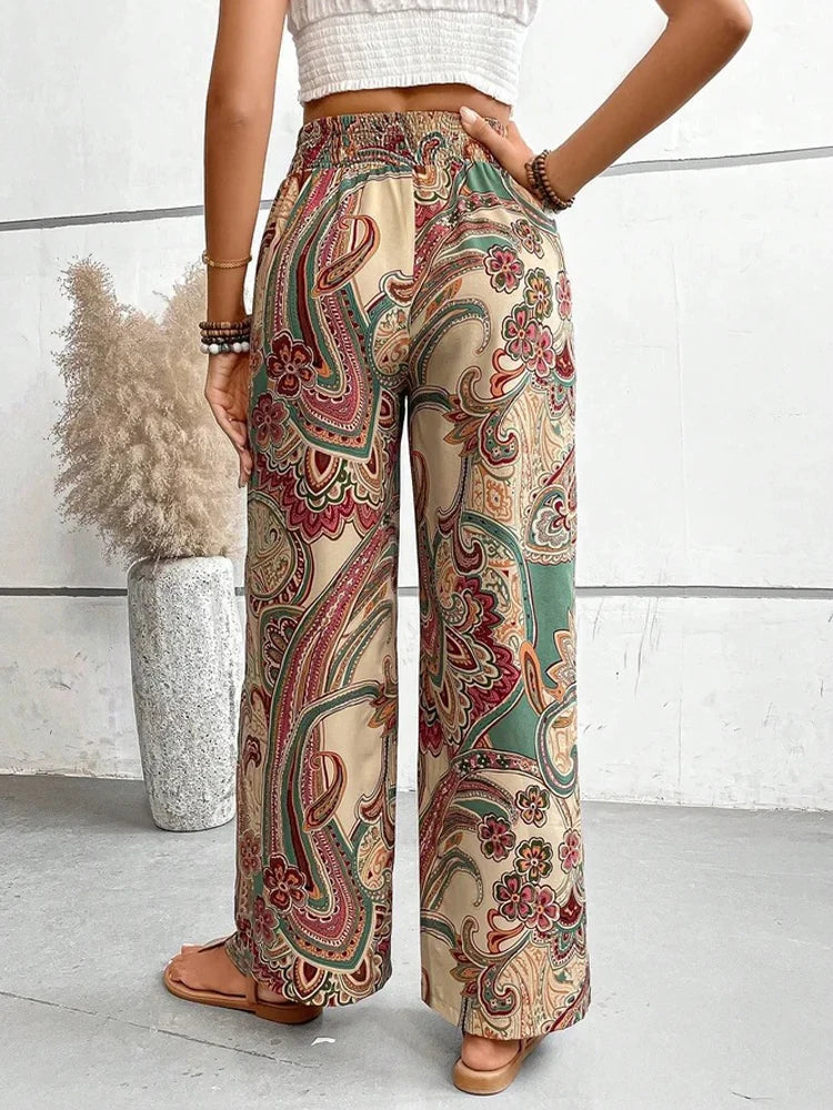 Stylish Women Wide Leg Trouser