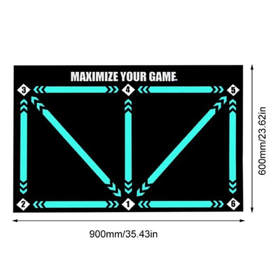 Junior Football Training Mat (Incl. training videos)