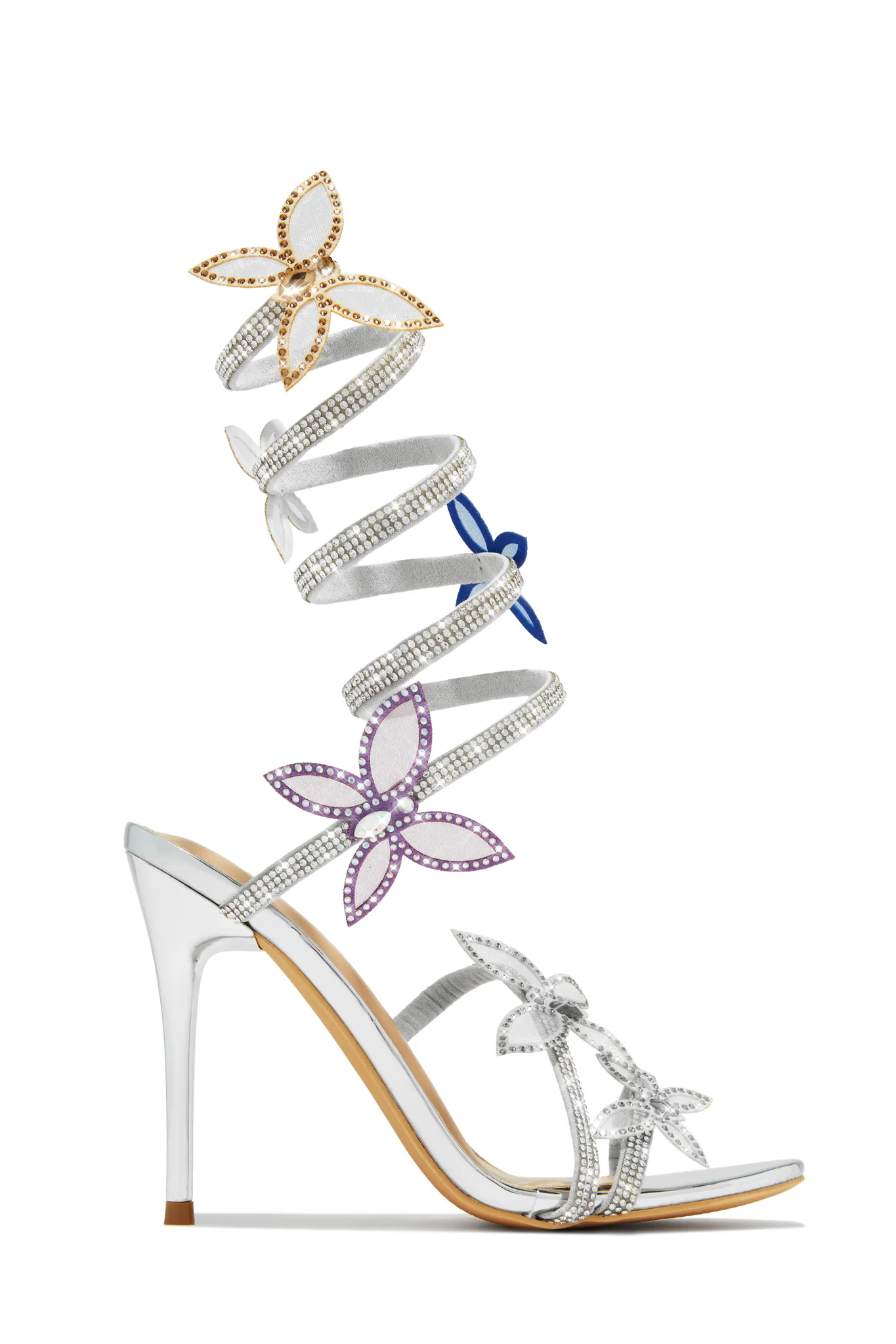 Crystal Butterfly Heels - Magnificently beautiful!