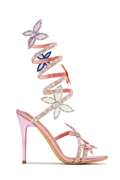 Crystal Butterfly Heels - Magnificently beautiful!