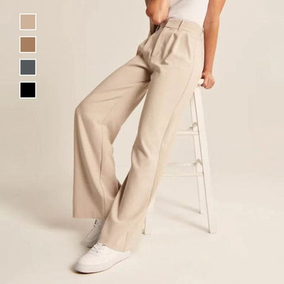 High-Waisted Wide-Leg Tailored Pants for Women