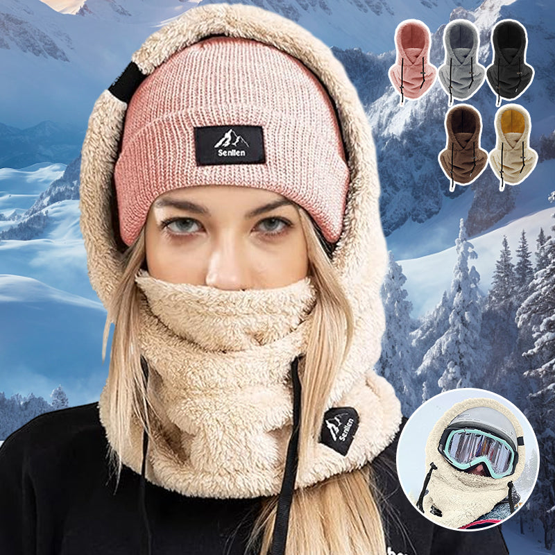 Sherpa Hood Ski Mask | Adjustable Unisex Winter Balaclava with Full Face Protection