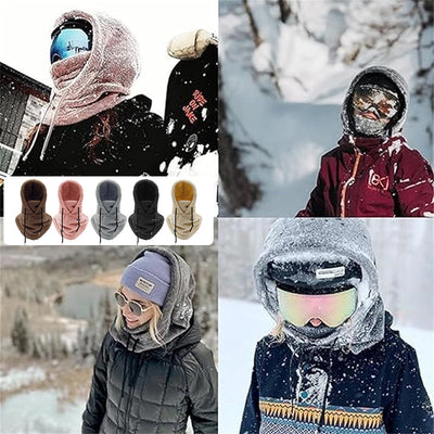 Sherpa Hood Ski Mask | Adjustable Unisex Winter Balaclava with Full Face Protection