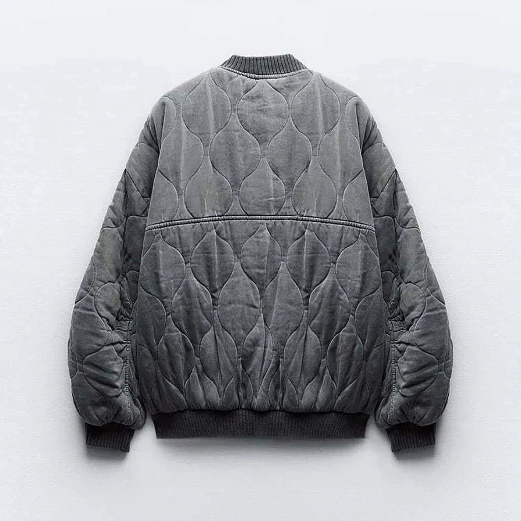 Lucy™ Quilted Bomber Jacket | Stylish and Cozy Outerwear for Any Occasion