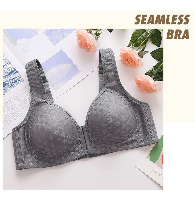 Anti-Sagging Bra | Convenient Front Closure Support Brassiere