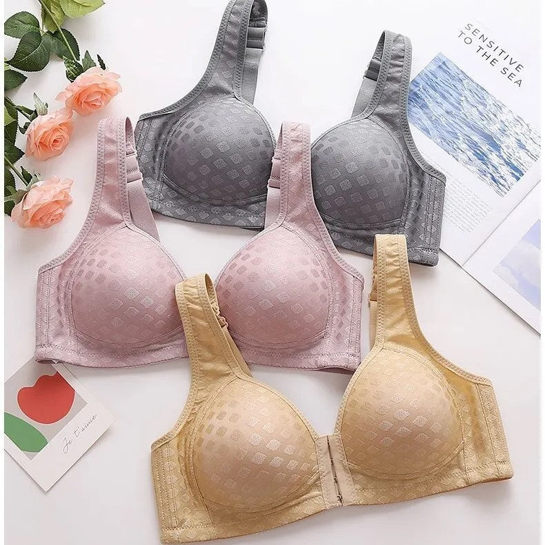 Anti-Sagging Bra | Convenient Front Closure Support Brassiere