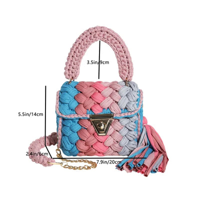 Crochet Rainbow - Colorful Handbags